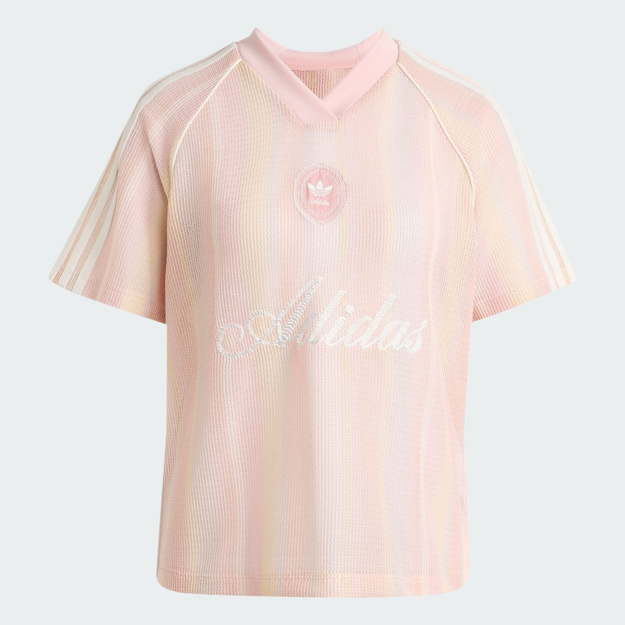  ÁO ĐẤU NỮ DỆT KIM OVERSIZE ADIDAS ORIGINALS SUMMER GLOW 
