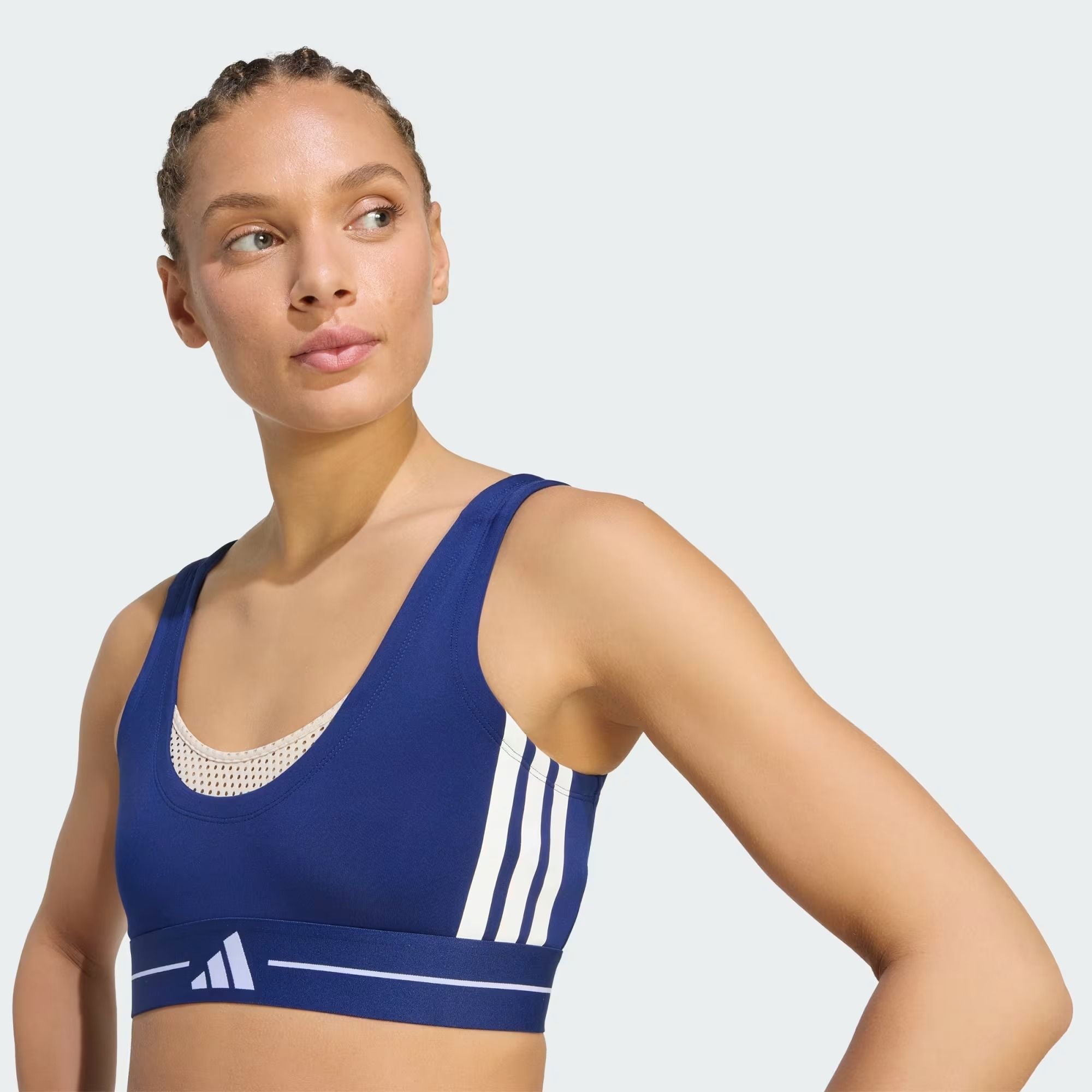  ÁO BRA NỮ ADIDAS HYPERGLAM 3-STRIPES COLOR BLOCK - KQ5751 