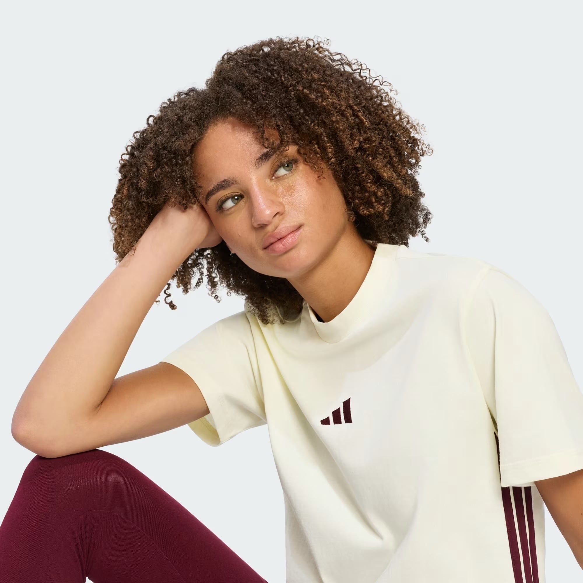  ÁO THUN NỮ ADIDAS  3 SỌC ESSENTIALS - KF8331 
