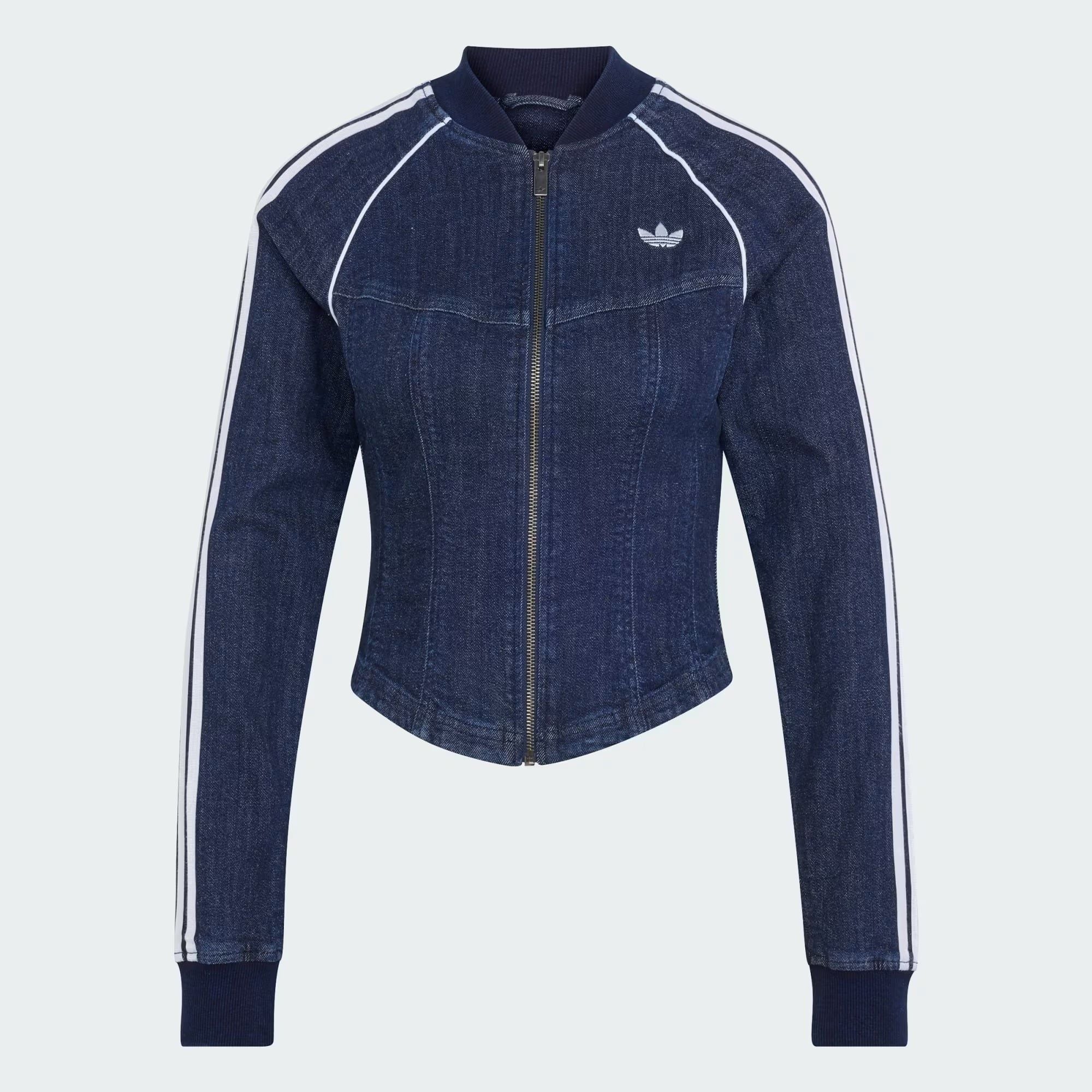  ÁO TRACK TOP NỮ ADIDAS SUPERSTAR DENIM CORSET - LE8299 