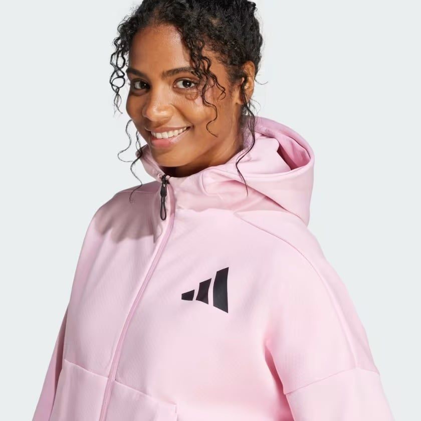  Áo Hoodie Nữ Khóa Kéo Dọc Thân adidas Z.N.E. 