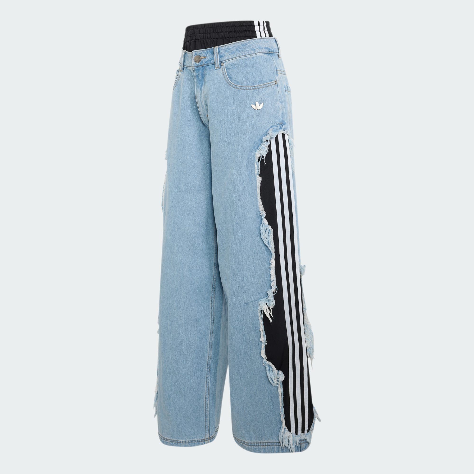  QUẦN DÀI NỮ ADIDAS DENIM ADILENIUM 5.0 DECONSTRUCTED - KY5192 