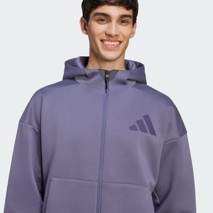  Áo Track Jacket Nam Có Mũ Khóa Kéo Dọc Thân Z.N.E. 