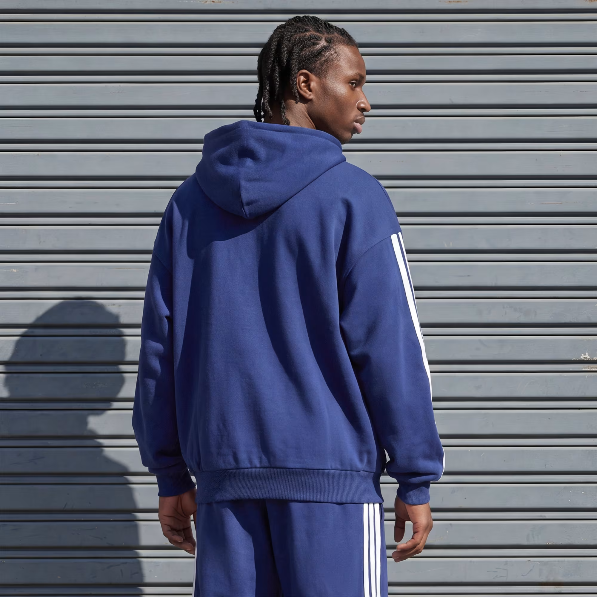  ÁO HOODIE NAM ADIDAS KIT 3 GẠCH KHÓA KÉO DỌC THÂN - KW2392 