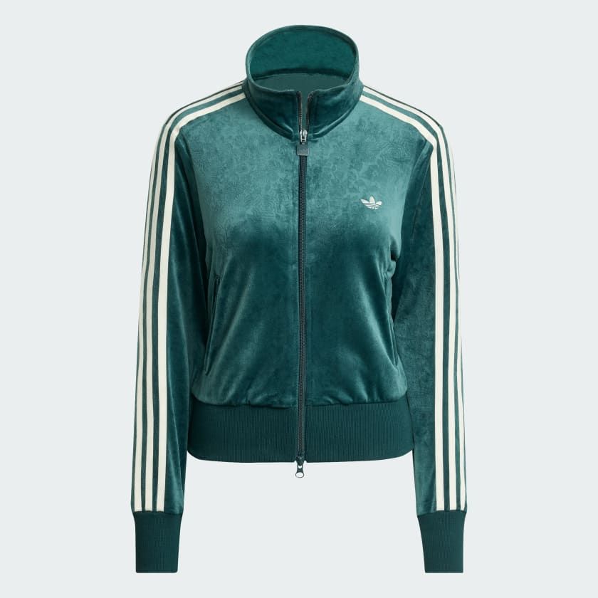  Áo Track Top Nữ Firebird Nhung Dập Chìm adidas Originals x Liberty London 