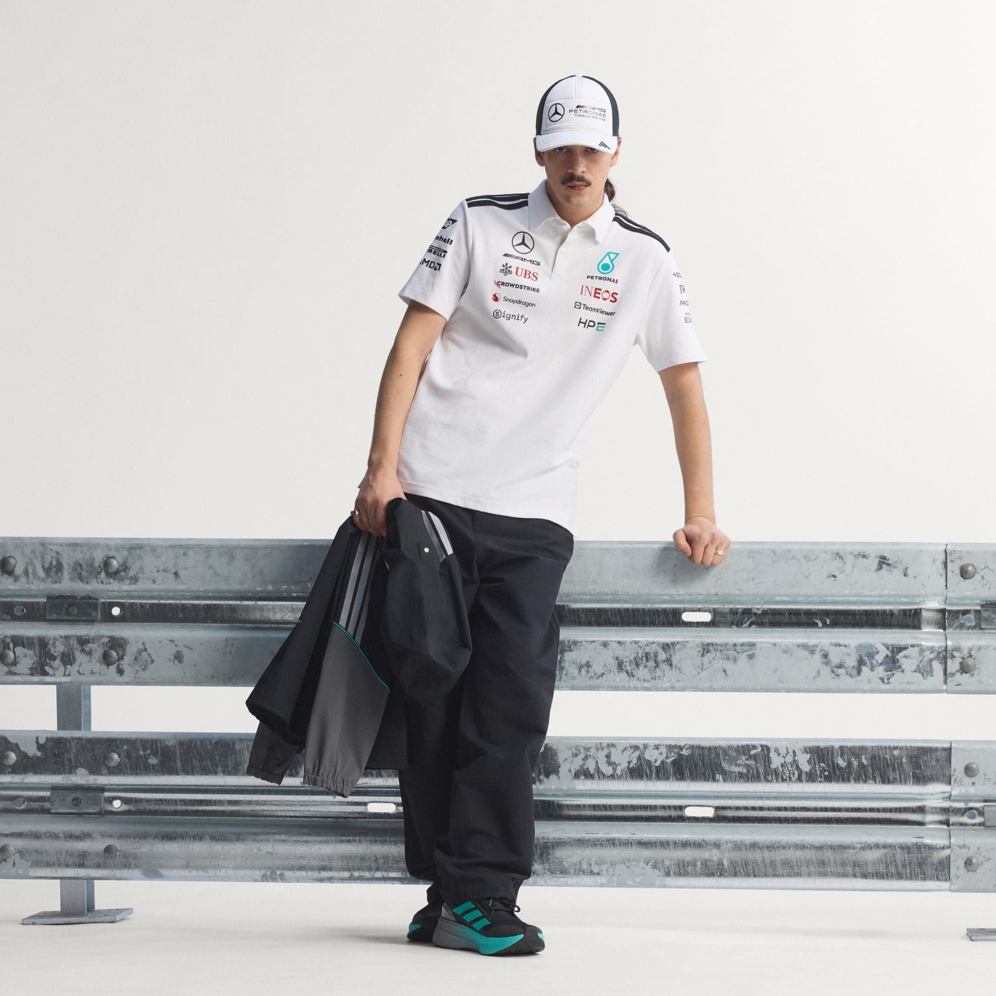  ÁO POLO NAM ADIDAS MERCEDES - AMG PETRONAS FORMULA 1 TEAM ENGINEERS 