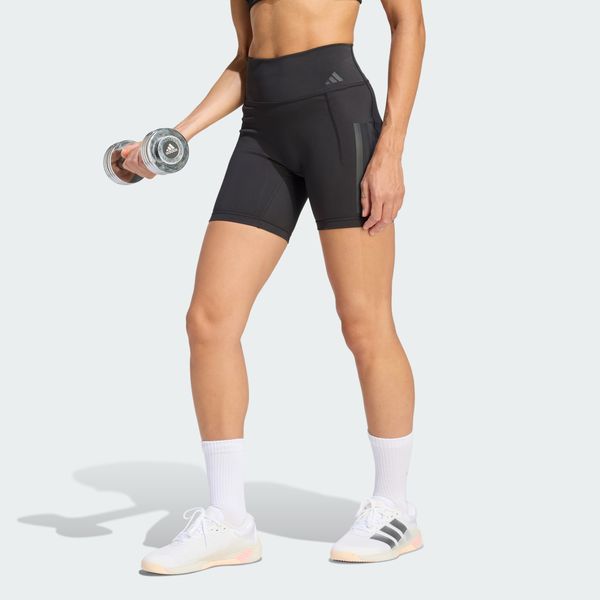  Quần Legging Nữ Ngắn 3 Sọc Optime Workout 