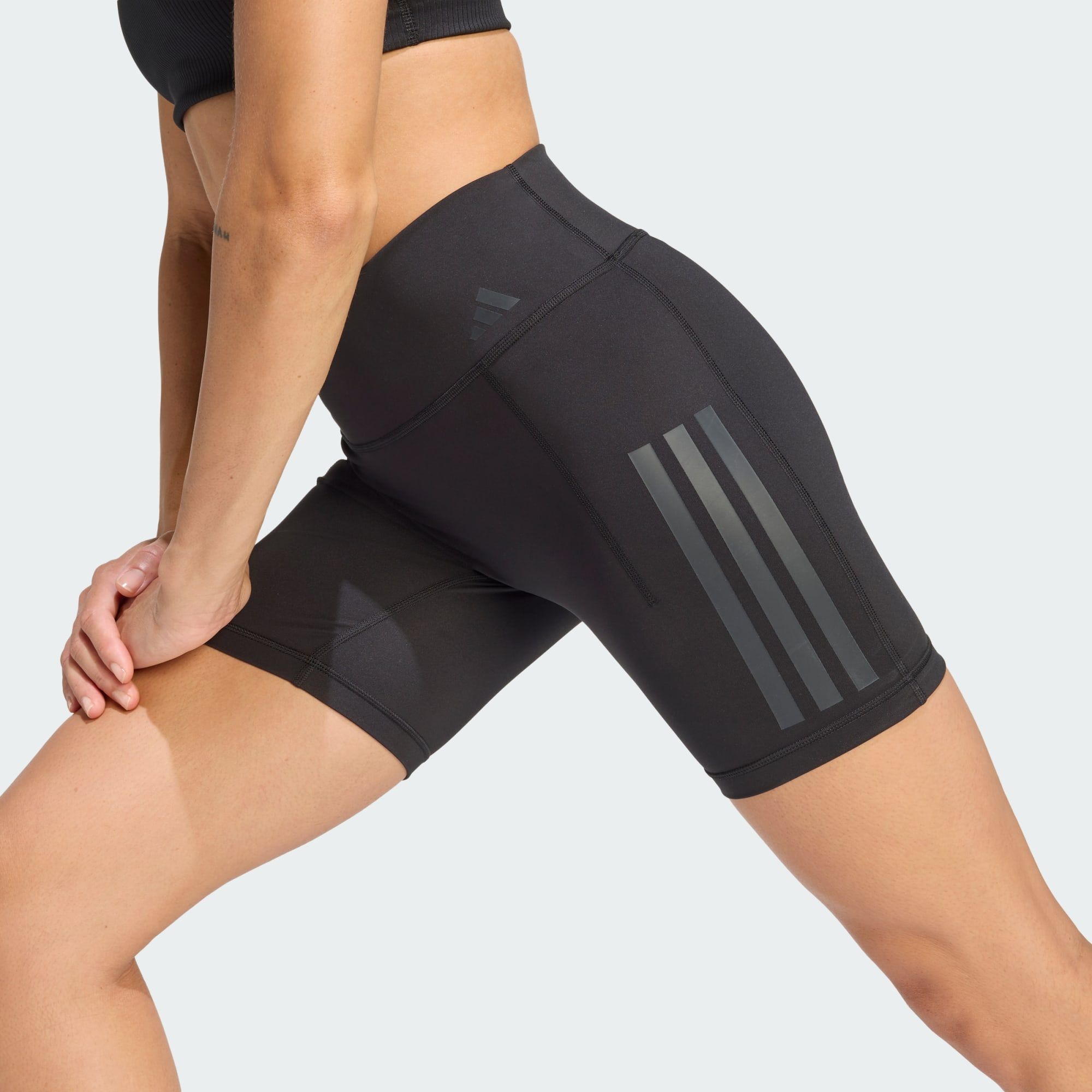  QUẦN LEGGING NỮ ADIDAS NGẮN 3 SỌC OPTIME WORKOUT - JZ1100 