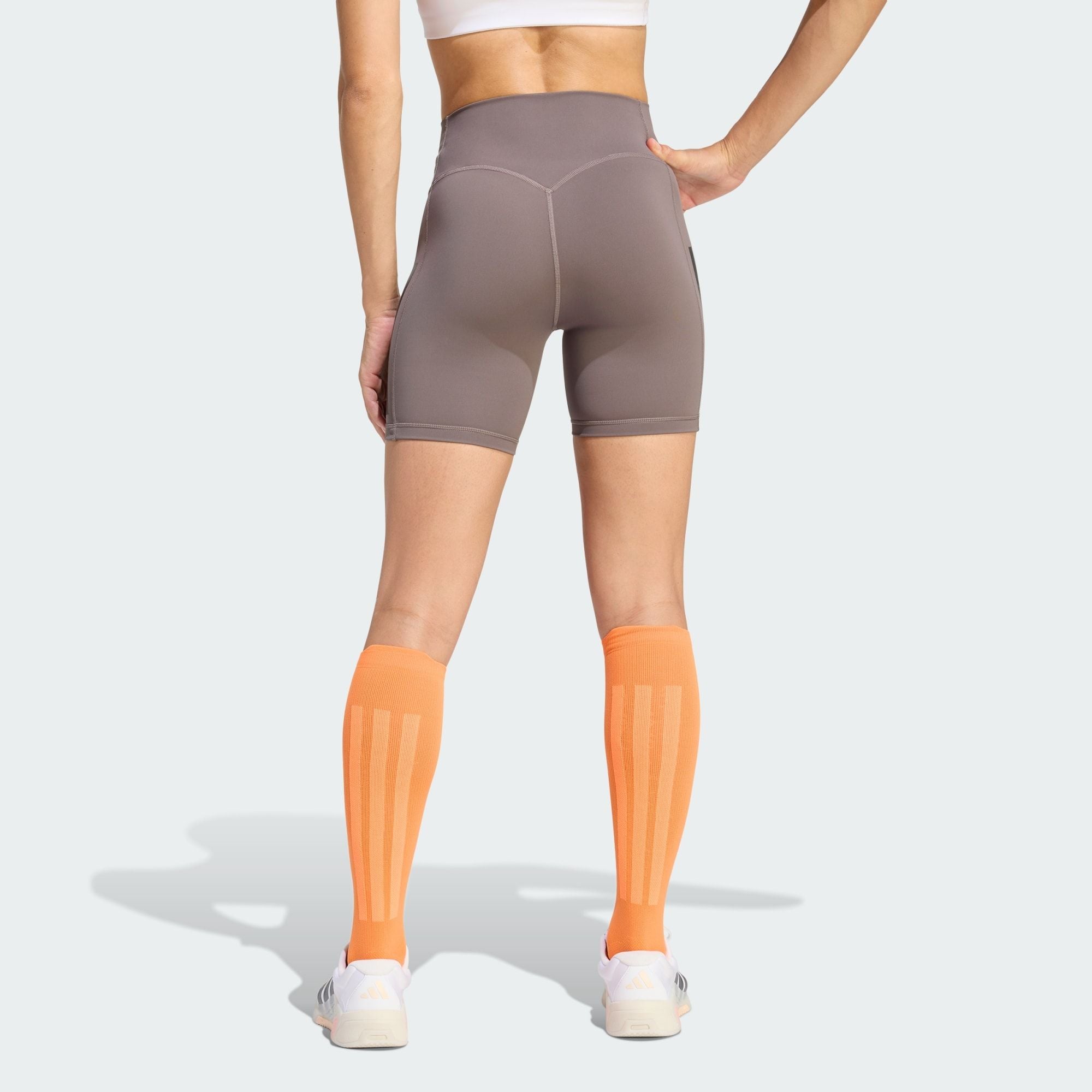  QUẦN LEGGING NỮ ADIDAS NGẮN 3 SỌC OPTIME WORKOUT - JZ1099 