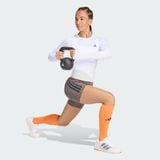  QUẦN LEGGING NỮ ADIDAS NGẮN 3 SỌC OPTIME WORKOUT - JZ1099 