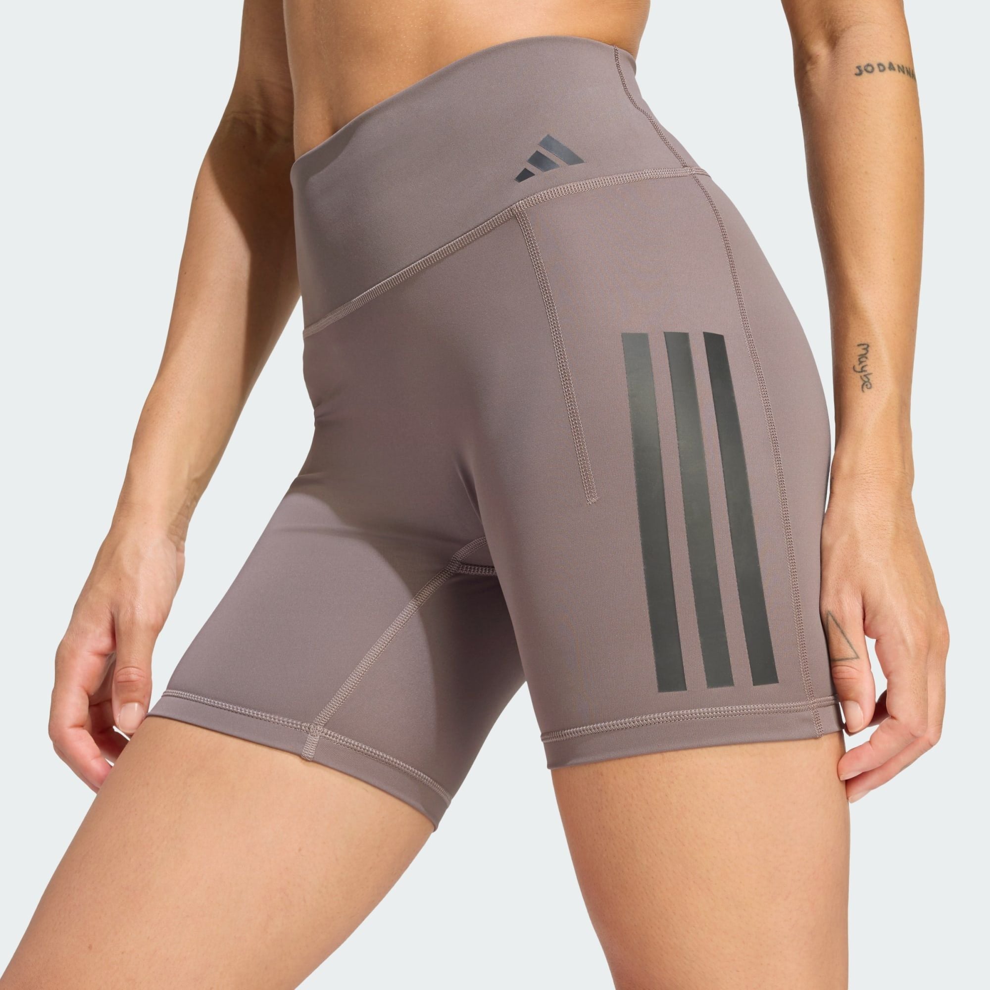  QUẦN LEGGING NỮ ADIDAS NGẮN 3 SỌC OPTIME WORKOUT - JZ1099 