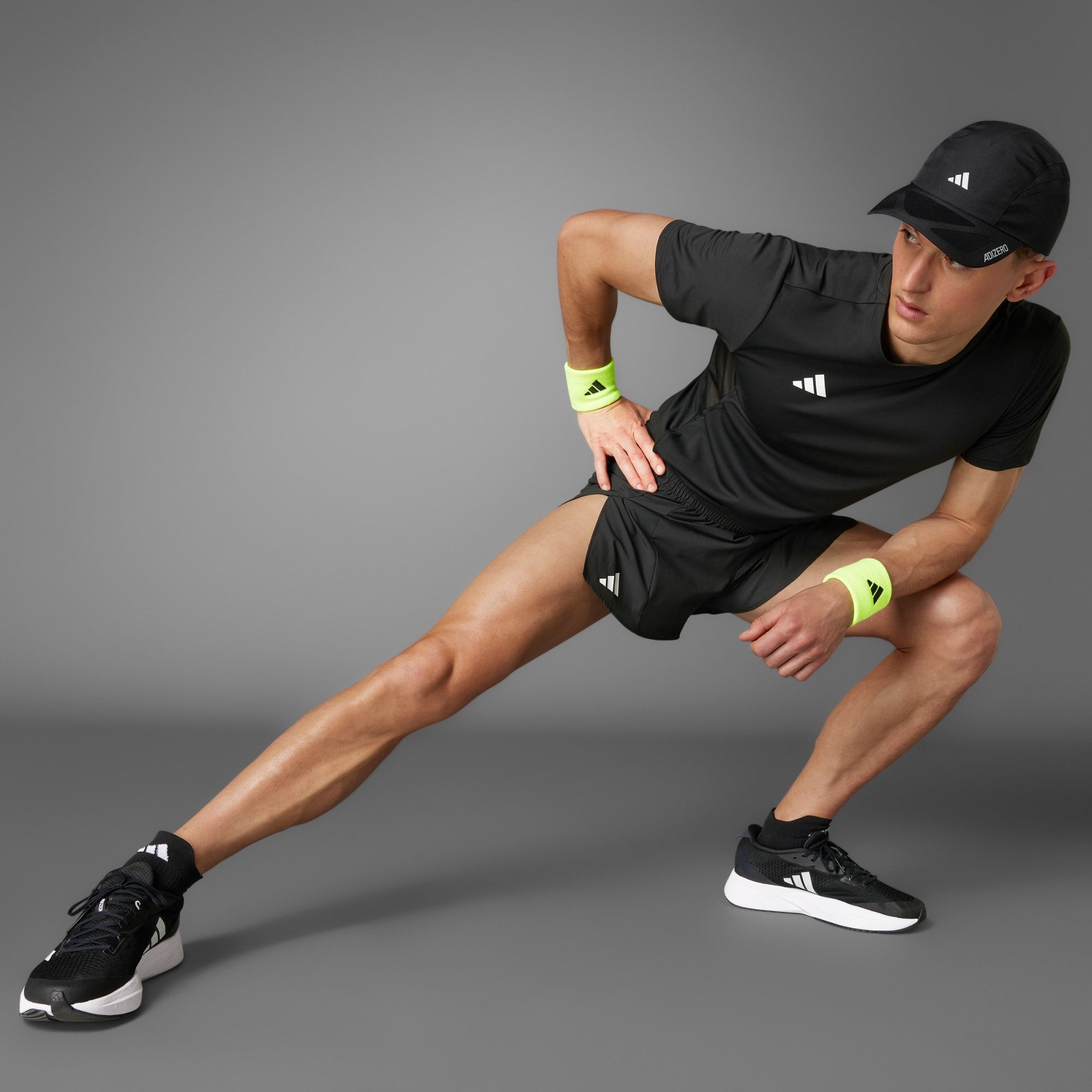  Quần Short Nam Chạy Bộ Xẻ Gấu Adizero Essentials 