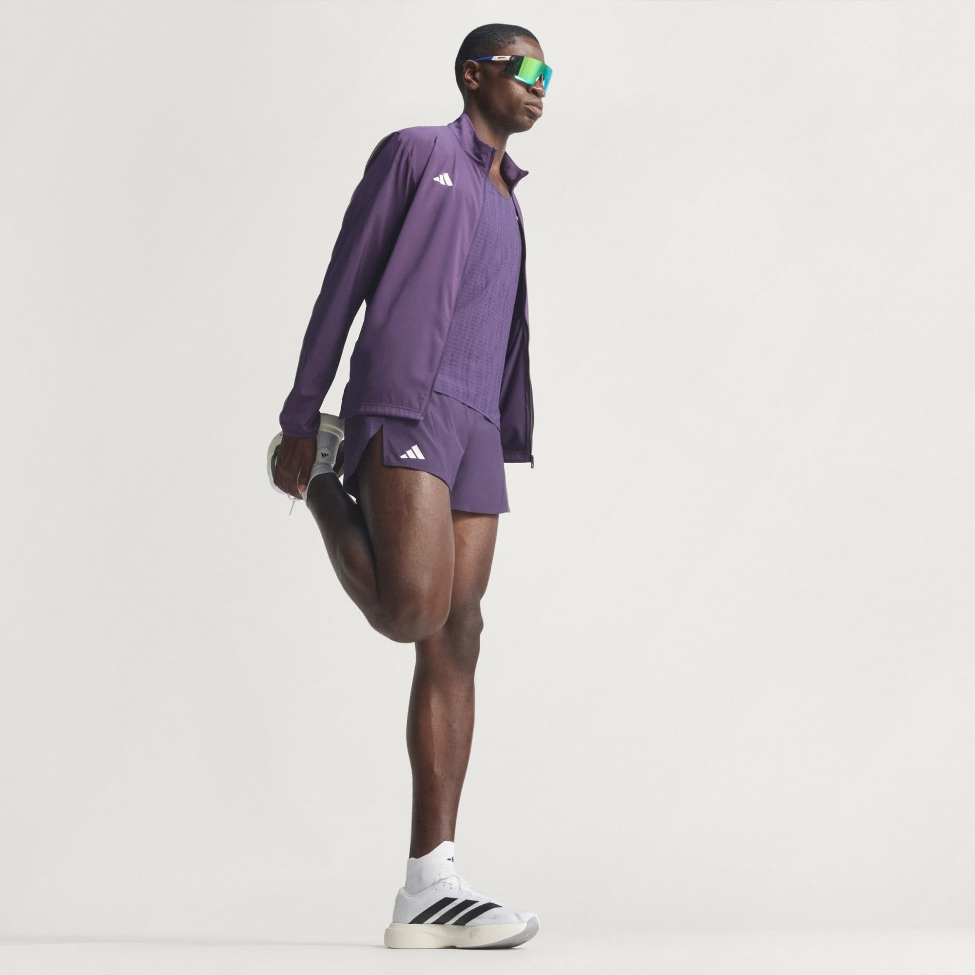  QUẦN SHORT NAM ADIDAS CHẠY BỘ XẺ GẤU ADIZERO ESSENTIALS - JM8313 