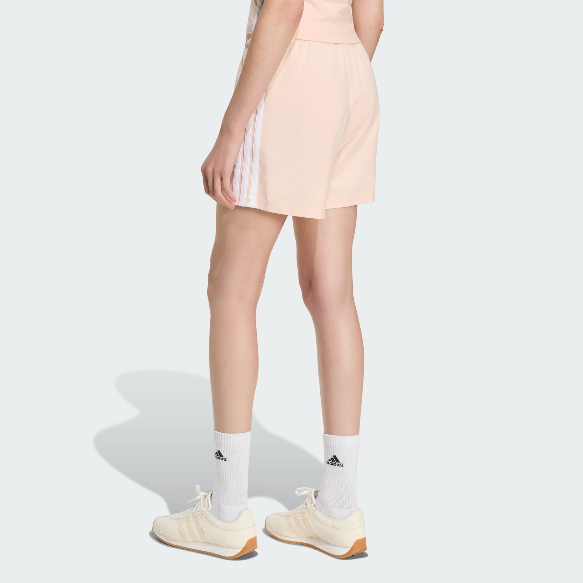  Bộ Đồ Xuân Hè Nữ Baby Tee 3 Sọc Essentials KD2343 & KD4777 