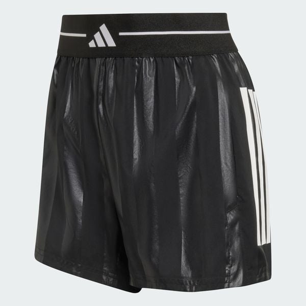  Quần Short Nữ Dệt Dập Nổi 3 Gạch Hyperglam 