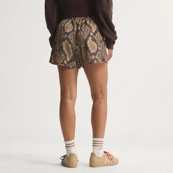 Quần short Nữ Adidas SATIN HOẠ TIẾT DA RẮN - KX1895 
