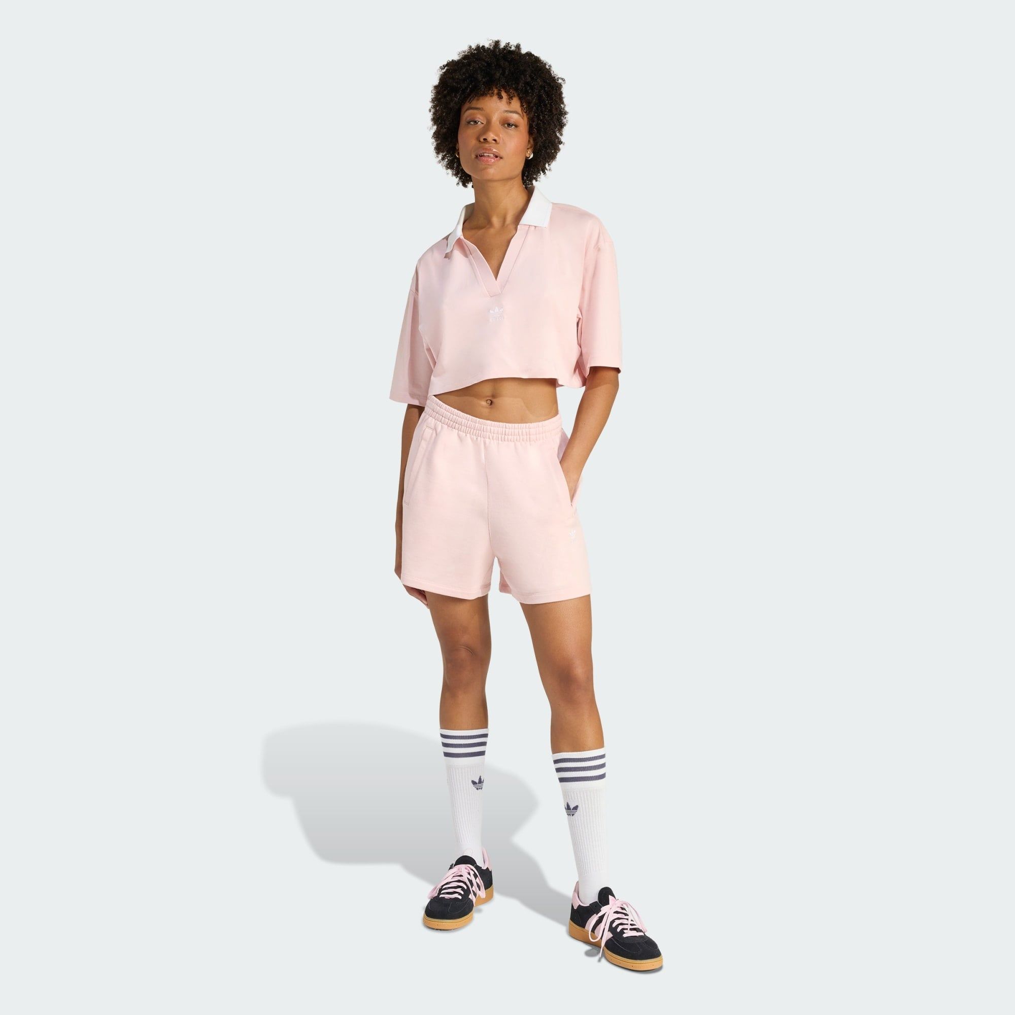  Quần Short Nữ Vải Thun Da Cá Essentials 