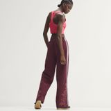  QUẦN TRACK PANT NỮ DÁNG RỘNG FLORAL GFX FIREBIRD - KX1878 