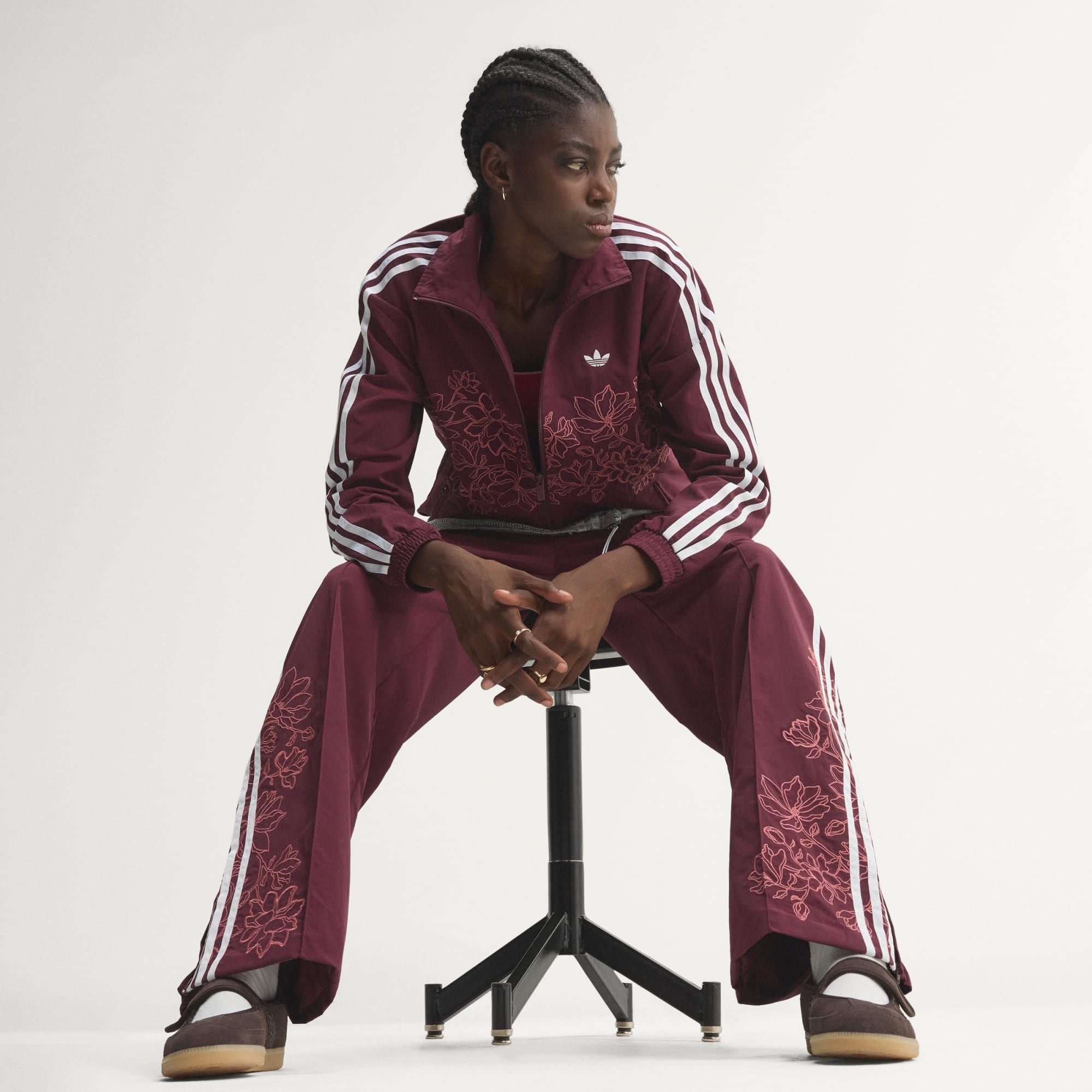  QUẦN TRACK PANT NỮ DÁNG RỘNG FLORAL GFX FIREBIRD - KX1878 