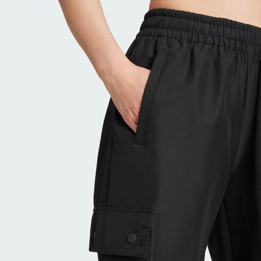  Quần Dài Nữ Túi Hộp Dệt Thoi Essentials 