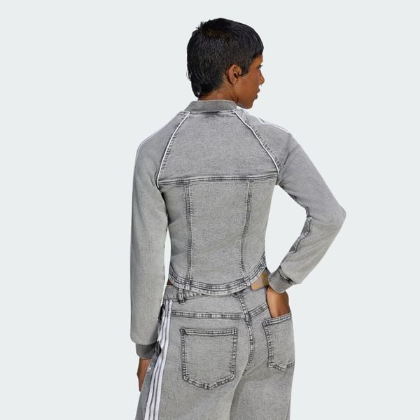  ÁO TRACK TOP NỮ ADIDAS SUPERSTAR DENIM CORSET - LF3779 