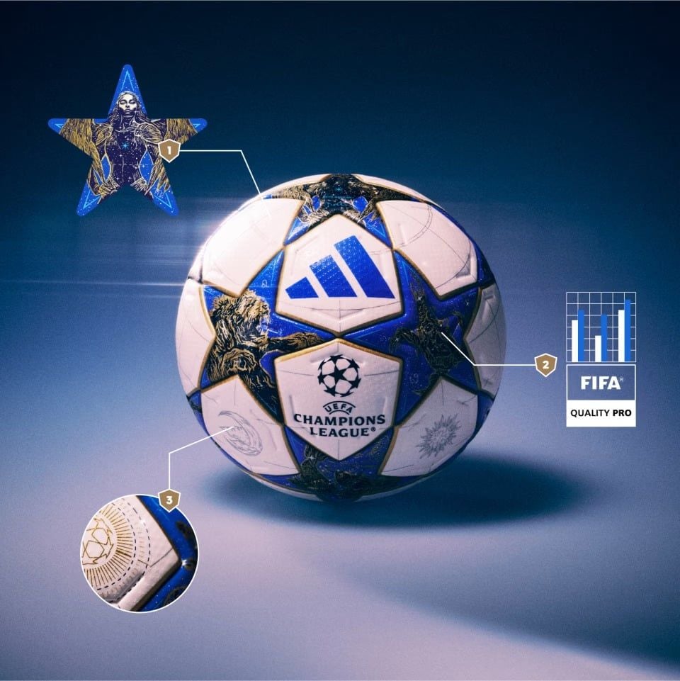  Bóng Thi Đấu Vòng Bảng UCL League mùa giải 25/26 