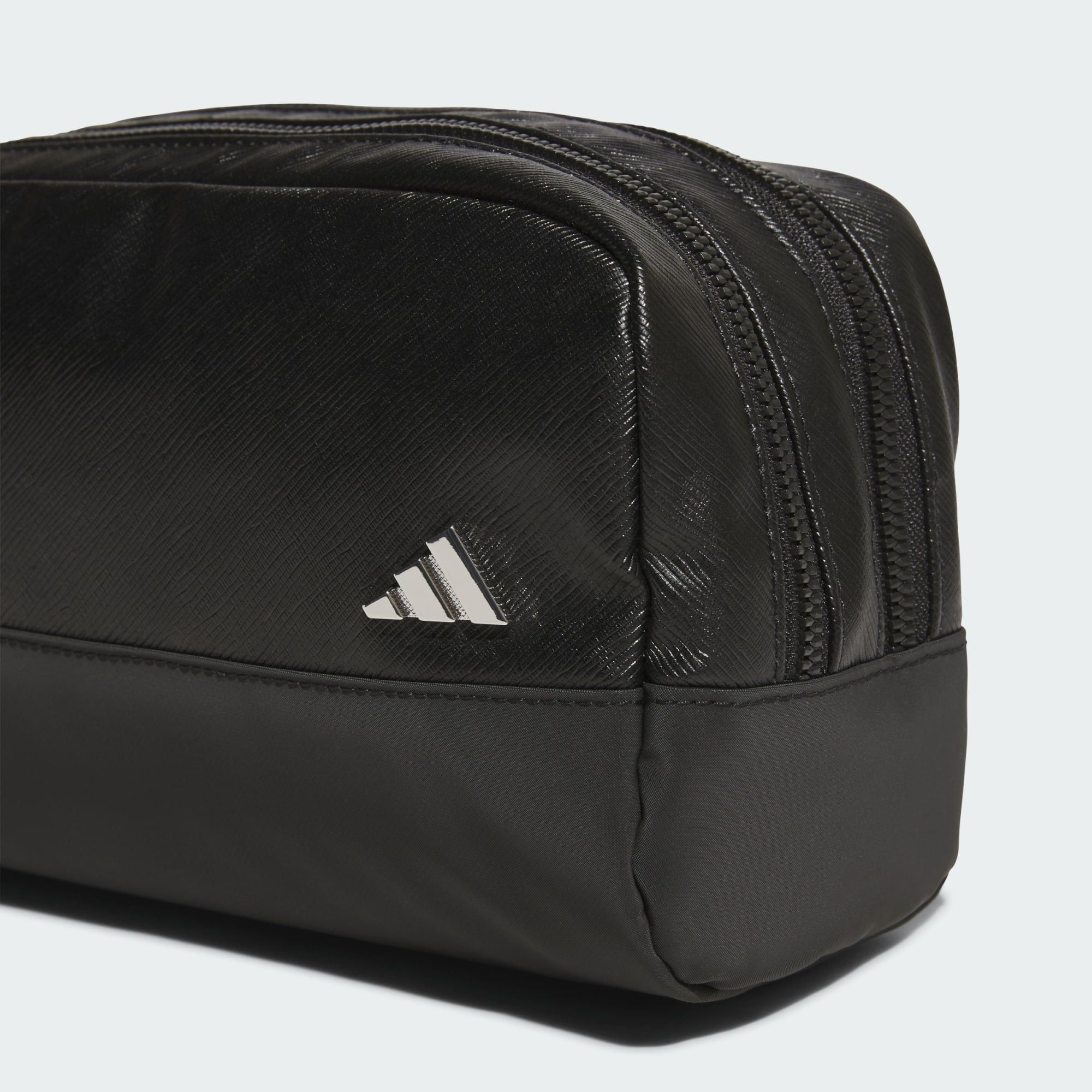  TÚI POUCH DA PU UNISEX KHÓA KÉO KÉP 