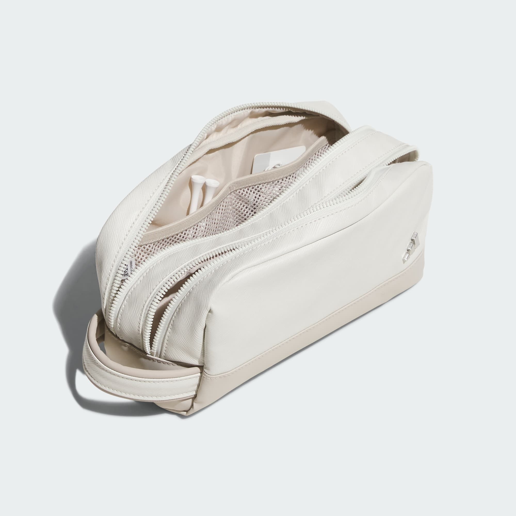  TÚI POUCH DA PU UNISEX KHÓA KÉO KÉP 