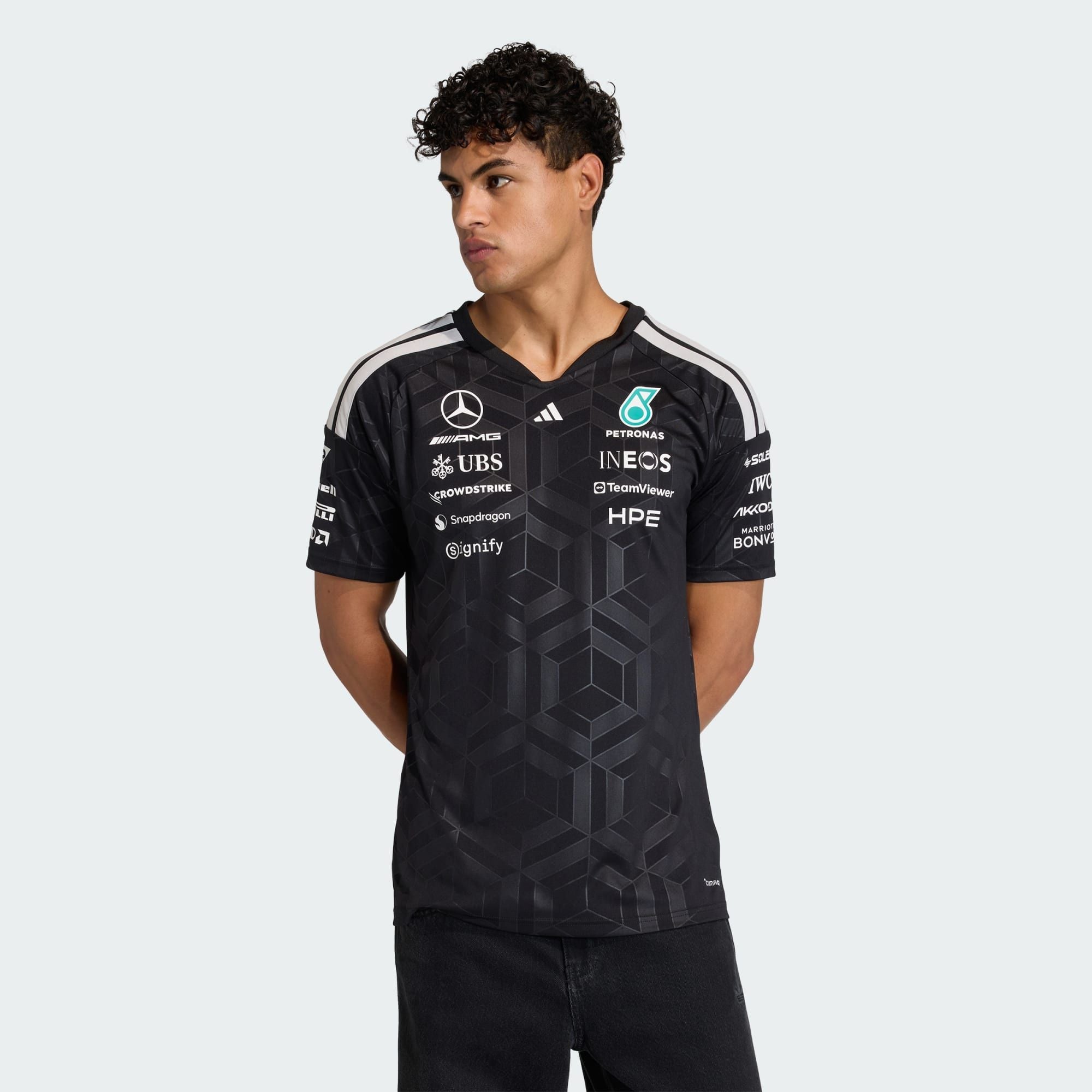  Áo Đấu Nam Tay Đua Mercedes - Amg Petronas Formula 1 Team 
