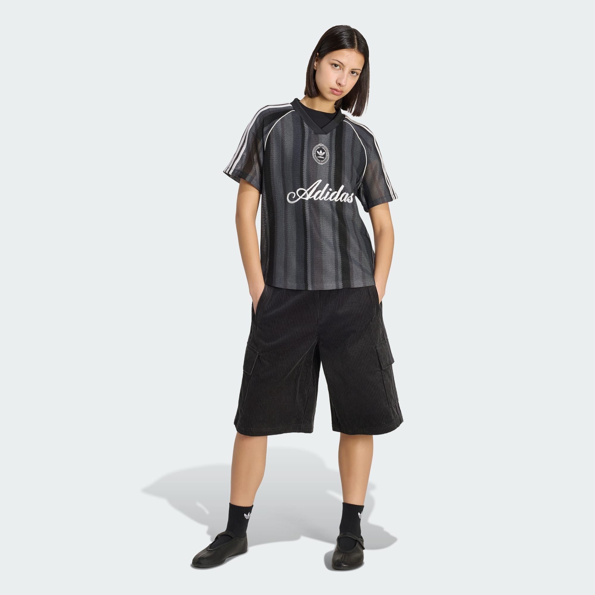  ÁO ĐẤU NỮ DỆT KIM OVERSIZE ADIDAS ORIGINALS SUMMER GLOW 