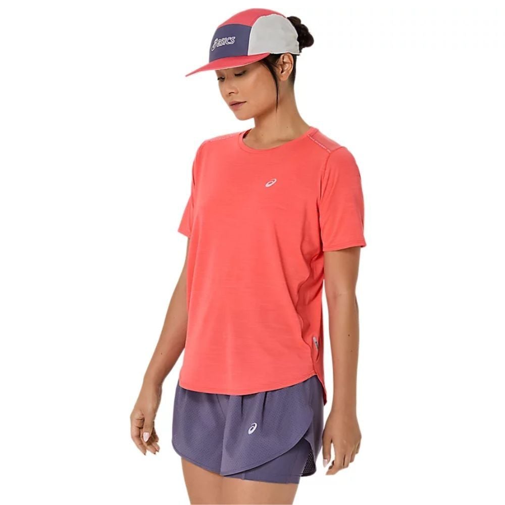  Áo T-shirt chạy bộ ASICS ROAD SS TOP Nữ - 2012C969.700 