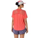  Áo T-shirt chạy bộ ASICS ROAD SS TOP Nữ - 2012C969.700 