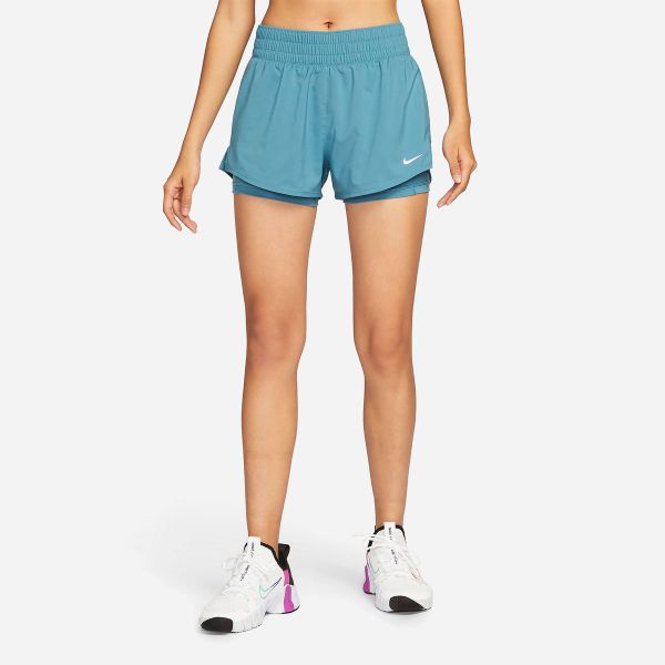  Quần short Nữ Nike ONE Dri-FIT MR 3IN 2N1 SRT DX6013-440 