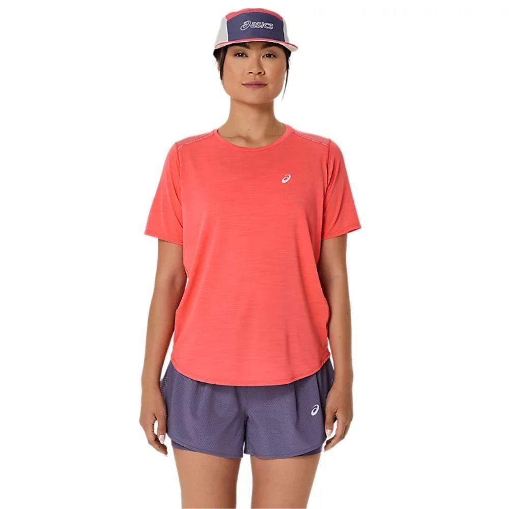  Áo T-shirt chạy bộ ASICS ROAD SS TOP Nữ - 2012C969.700 