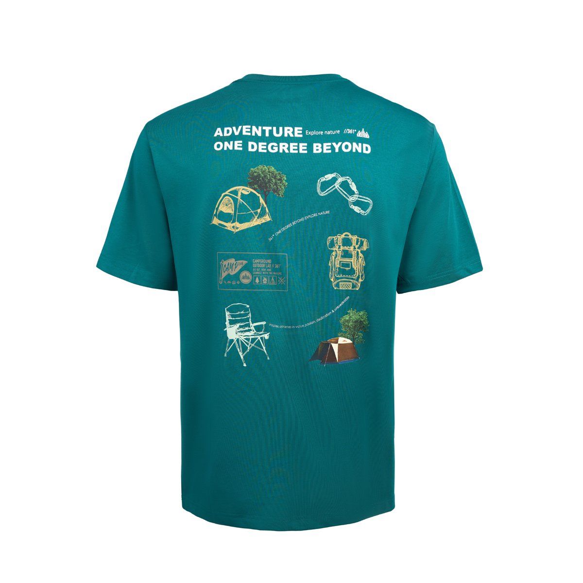  Áo T-shirt 361º Nam W552533109-3C 