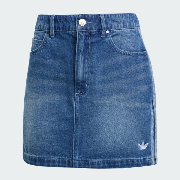  Chân Váy Denim Mini Adicolor 3 Sọc 