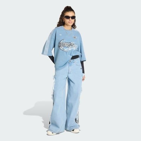  Áo Thun Nữ Denim Adidas Original 