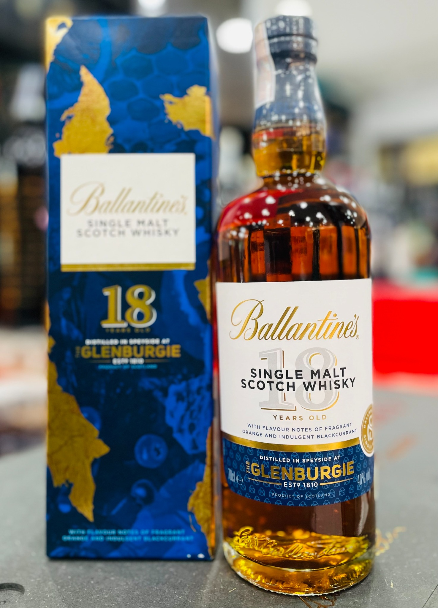 Ballantine's The Glenburgie 18年 40% Ballantine's Glenburgie 18 Year Old Speyside Single Malt