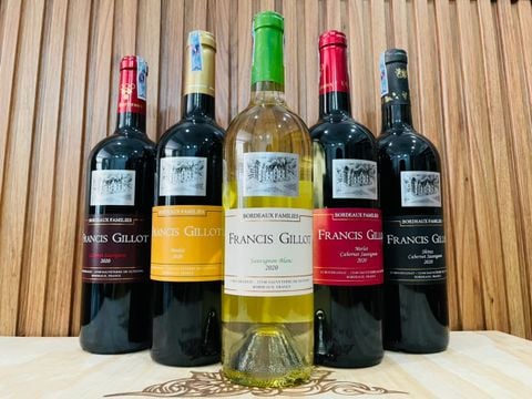 Francis Gillot Merlot Cab Sau 13.5% 12*75cl