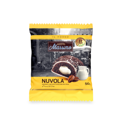  Bánh Bông Tuyết Nuvola Vị Cà Phê 50G (Gói) – MASSIMO (I0023822) 