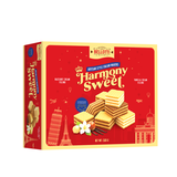  Bánh Xốp Nhân Kem Vani Và Hạt Phỉ Harmony Sweet 500G (2 gói/ hộp giấy) – BIFA (I0023752) 