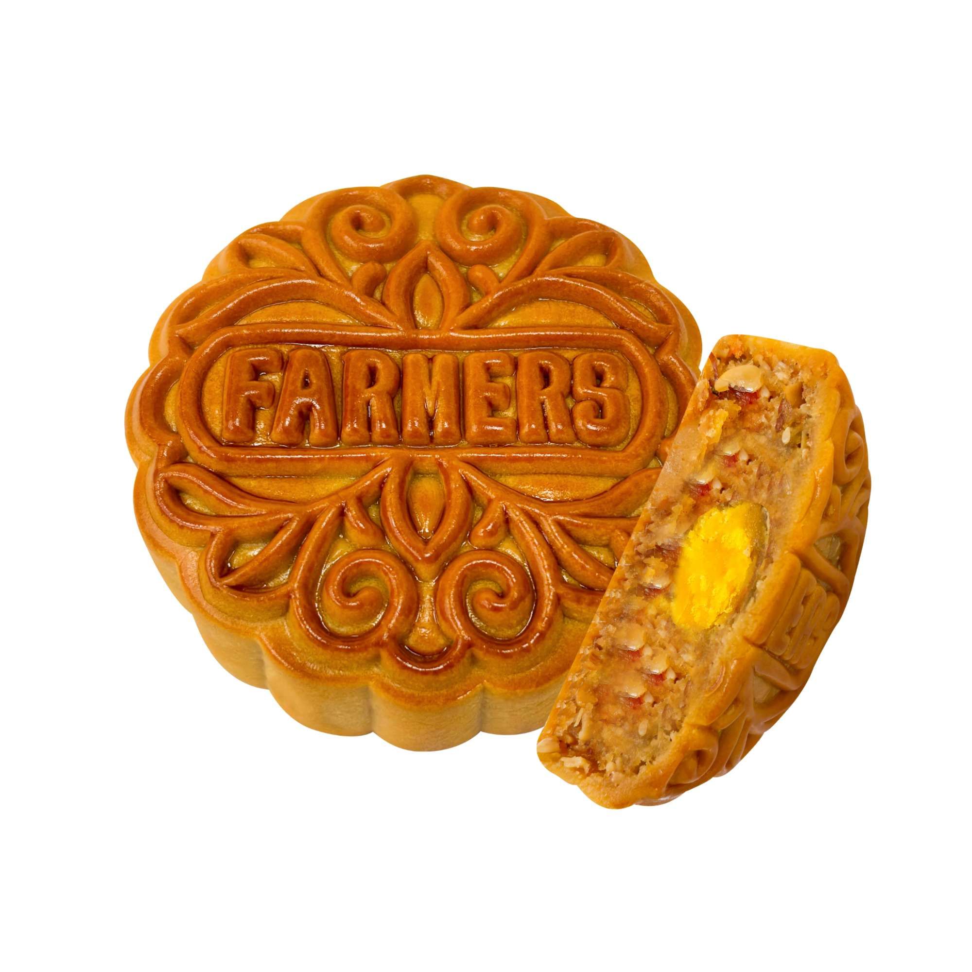  Bánh trung thu sò điệp xốt bào ngư thượng hạng một phần hai trứng Farmers Market 120G - GIAO HÀNG TOÀN QUỐC 