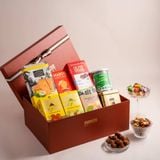  Hộp Quà Bánh Dừa Nướng - Trái Cây Sấy Và Hạt Các Loại Tone Nâu Tiêu Chuẩn - GIAO NỘI THÀNH TPHCM 