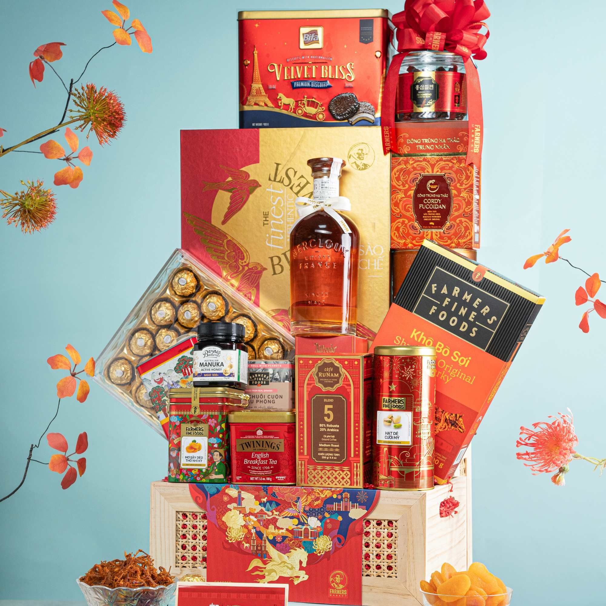  Giỏ Quà Tết Bamboo Harmony 15 (CHỈ GIAO TP.HCM) 