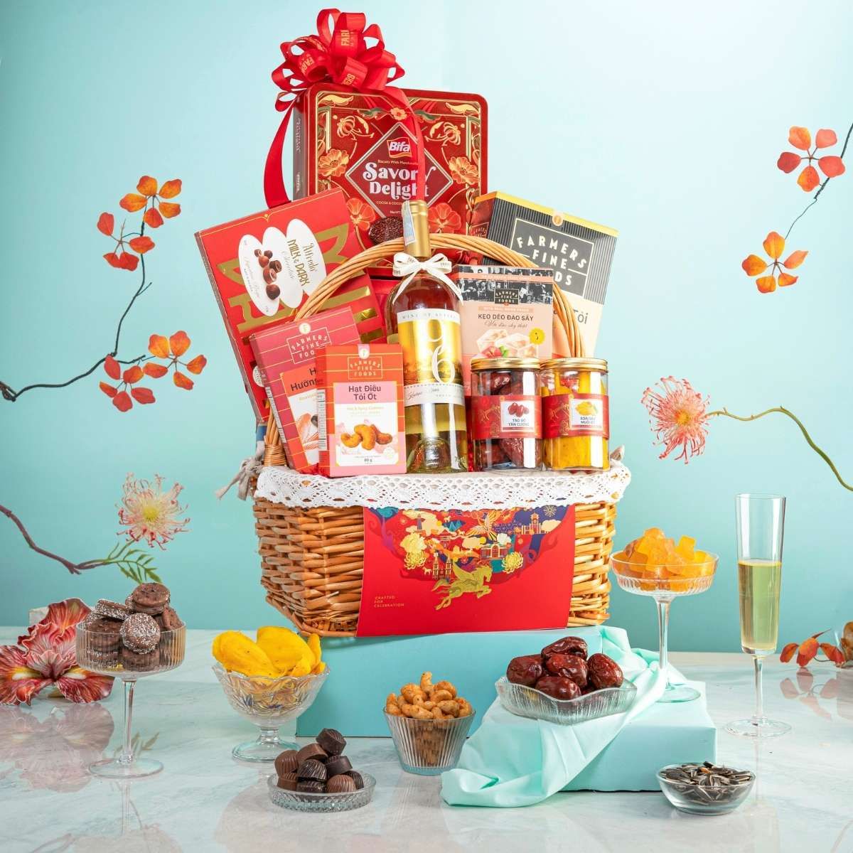  Giỏ Quà Tết Bamboo Harmony R.14 (CHỈ GIAO TP.HCM) 