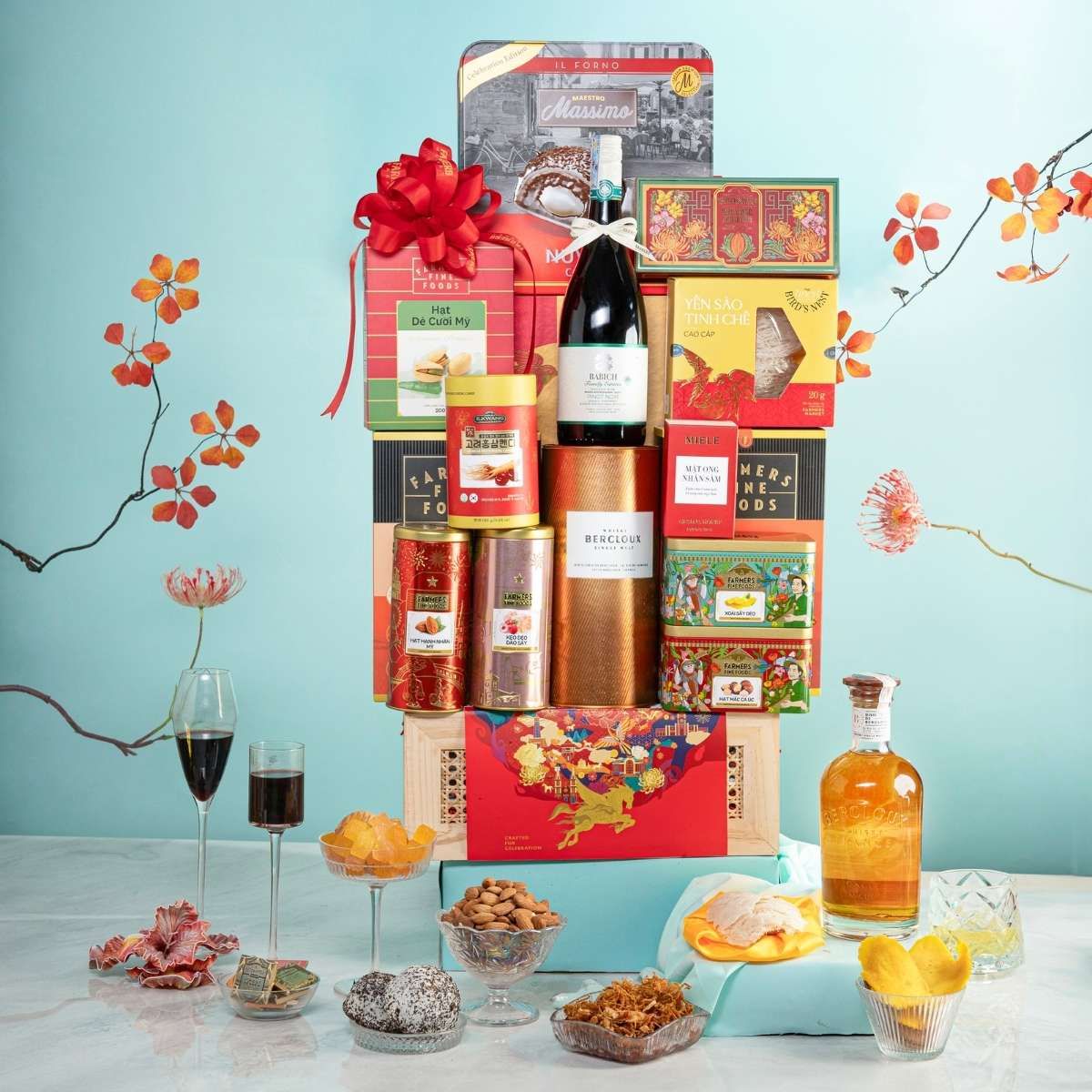  Giỏ Quà Tết Bamboo Harmony R.18 (CHỈ GIAO TP.HCM) 