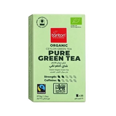  Trà xanh Ceylon hữu cơ Tarlton 37.5 g (25 gói / hộp) 