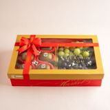  Hộp Quà Kiwi Đỏ Và Nho Tone Đỏ Tiêu Chuẩn - GIAO NỘI THÀNH TPHCM 