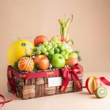  Giỏ Lục Bình Trái Cây Các Loại Tone Nâu Tinh Tế - GIAO NỘI THÀNH TPHCM 