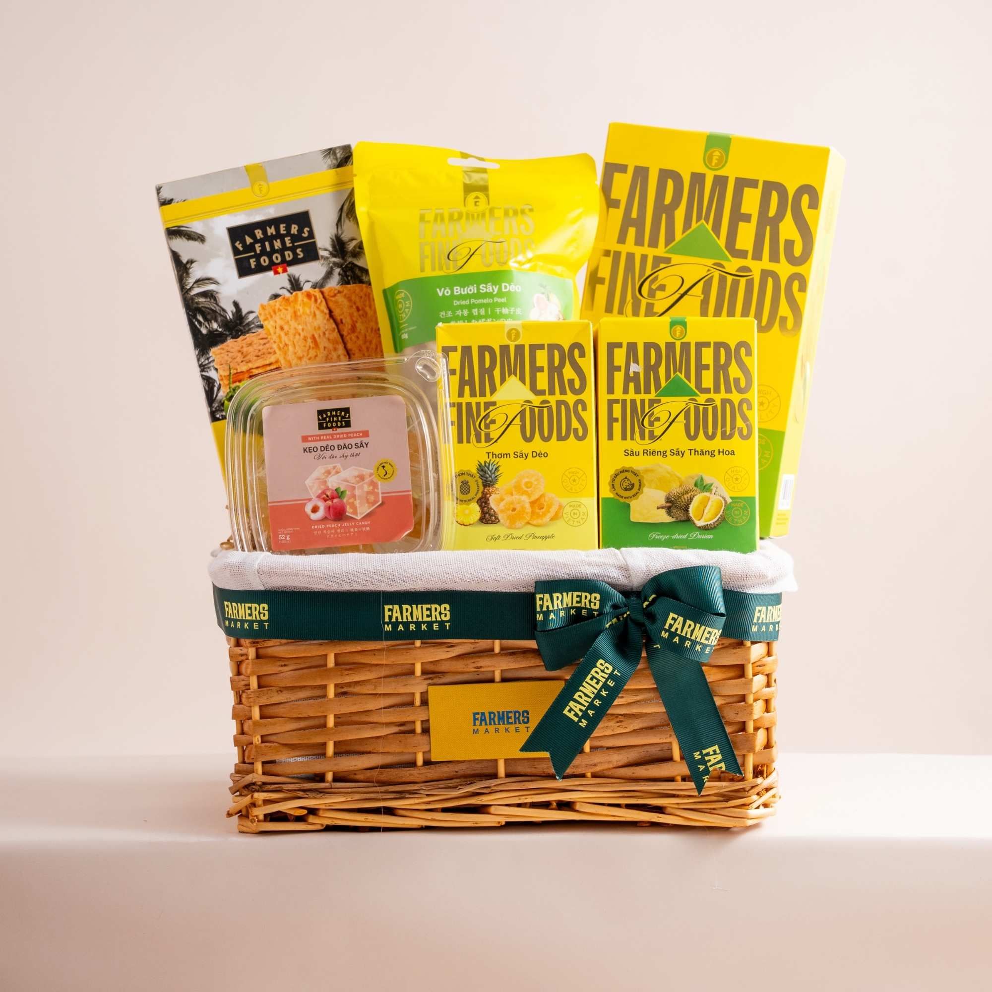 Giỏ Quà Đặc Sản Farmers Fine Foods Tone Vàng Cơ Bản - GIAO NỘI THÀNH TPHCM 